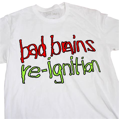 I Against I Re Ignition White T Shirt Bad Brains