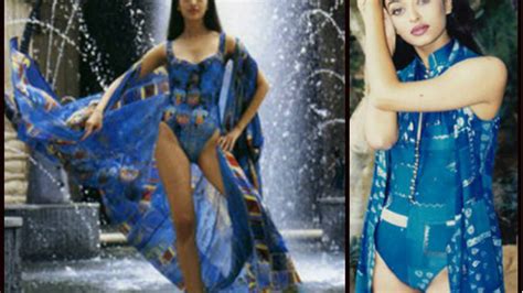 Aishwarya Rai Bachchan Looks Like A Surreal Dream In A Gold Swimsuit In