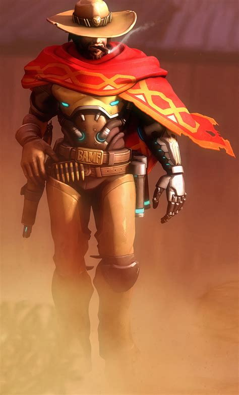 1280x2120 Mccree Overwatch Fan Art Iphone 6 Hd 4k Wallpapersimages