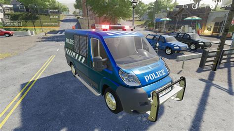 Fiat Ducato Police V10 Fs19 Landwirtschafts Simulator 19 Mods Ls19