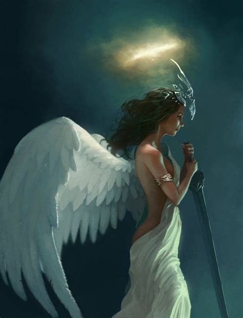 Mind Blowing Examples Of Angel Art Cuded Angel Artwork Angel Warrior Angels And Demons