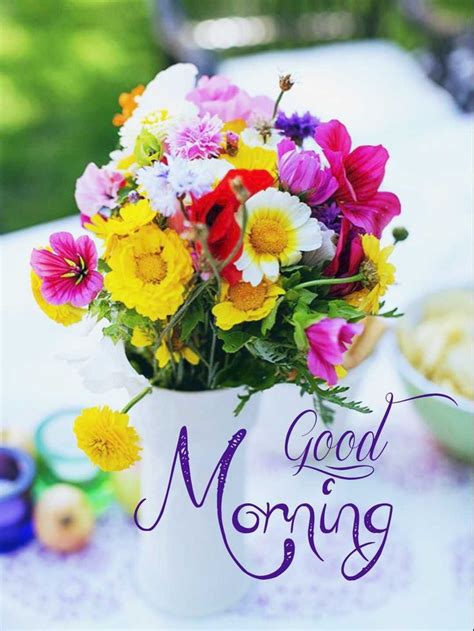 Good Morning Wishes With Flowers Flowers Bhq