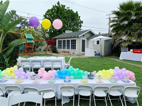 Pastel Rainbows. | Rainbow birthday party, Rainbow party decorations ...