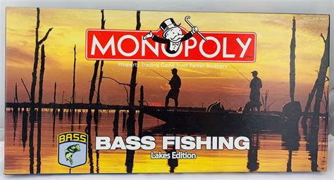 Bass Fishing Monopoly Game 2005 Usaopoly Great Condition Mandi
