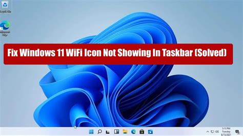 Fix Windows 11 Wifi Icon Not Showing In Taskbar Solved Youtube
