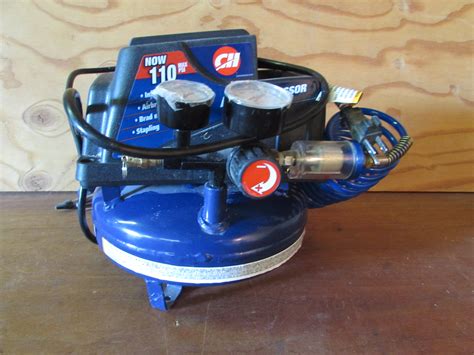 Lot Detail Campbell Hausfeld 1 Gallon Pancake Air Compressor