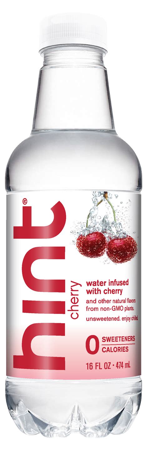 Hint Water Infused With Cherry Essence 16 Fl Oz 12 Count Bottles