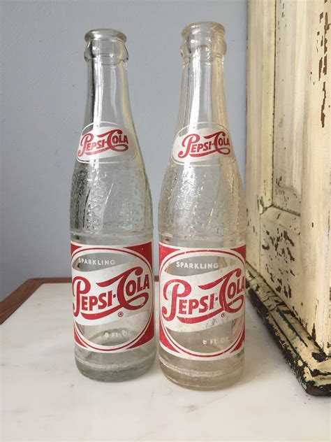 Vintage Pepsi Bottles Etsy