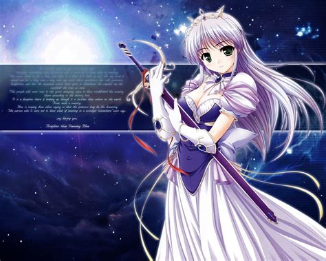 Female Visual Novel Character With Purple Hair HD Wallpaper Wallpaper Flare