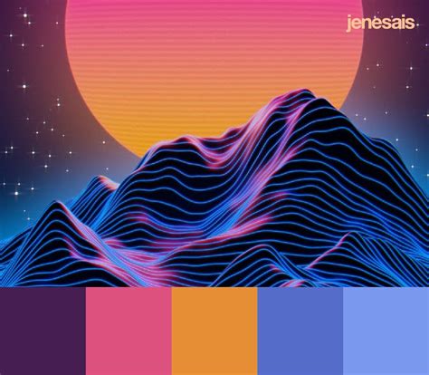 25+ Aesthetic Color Palettes, for Every Aesthetic | Gridfiti | Retro