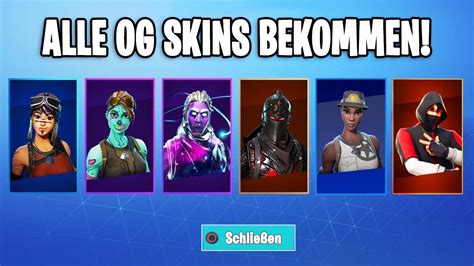 There have been a bunch of fortnite skins that have been released since battle royale was released and you can see them all here. ALLE OG SEASON 1 SKINS KOSTENLOS BEKOMMEN! ( GHOUL TROOPER , RECON EXPERT ) ..! Fortnite - YouTube