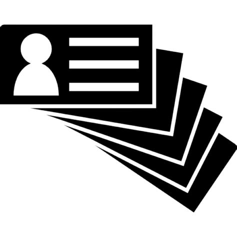 Business card icons stock illustrations. Business cards pile Icons | Free Download