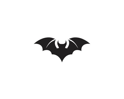 Bat Vector Icon Logo Template 597385 Vector Art At Vecteezy
