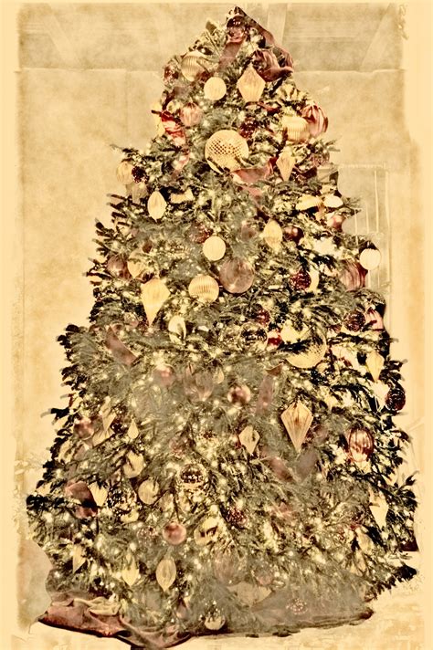 Vintage Artistic Christmas Tree Art Free Stock Photo Public Domain