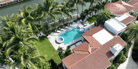 A Modern Mediterranean That Epitomizes Miami Beach Luxury Mansion Global