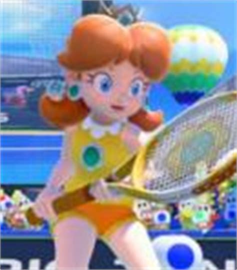 Princess Daisy Voice Mario Tennis Ultra Smash Video Game Behind