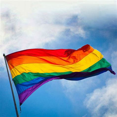 90150cm Rainbow Flag 3x5 Ft Home Decoration Colorful Rainbow Flags