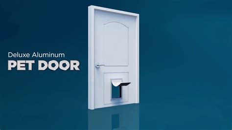 The overall measurements of the door flap. Hakuna Pets™ Deluxe Aluminium Pet Door Installation - YouTube