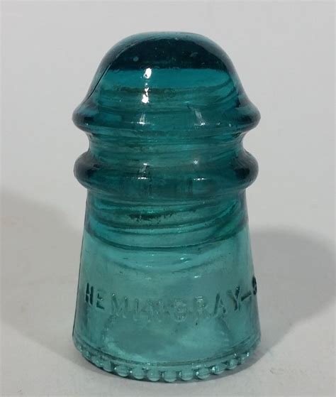 Antique Hemingray 9 Glass Insulator Made In Usa Glass Insulators Antiques Glass