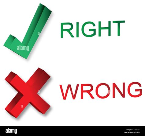 Right And Wrong Symbol
