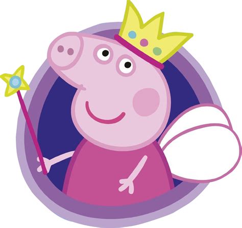 Peppa Pig Princess Png Fairy Peppa Pig Png Clipart Full Size
