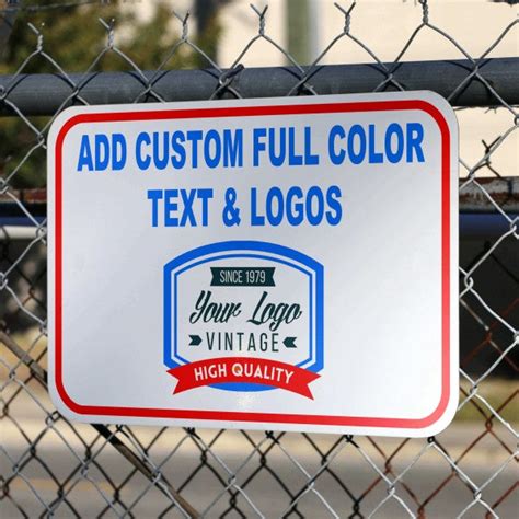 Custom Aluminum Sign Full Color All Sizes