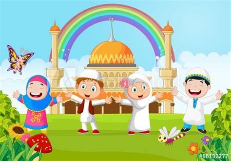 Background Anak Tk Islami Gudang Materi Online