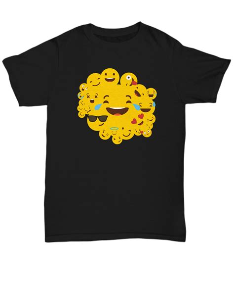 Emoji T Shirt Multiple Faces