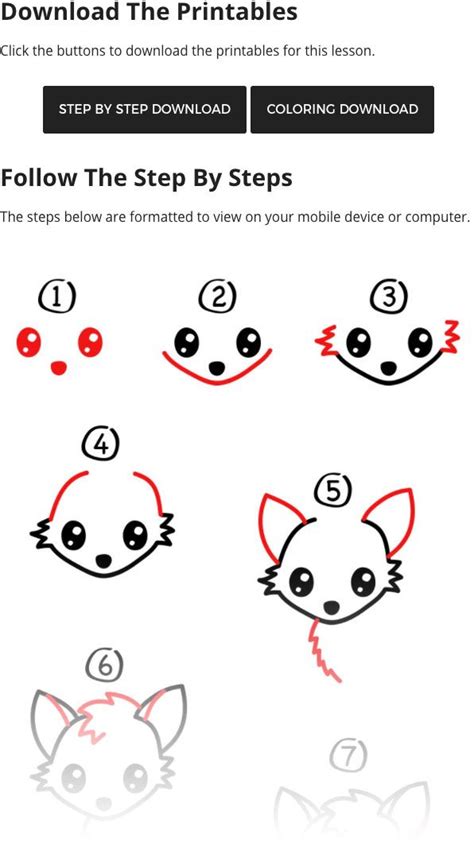 Fox Drawing Easy Step By Step Drawing Ideas