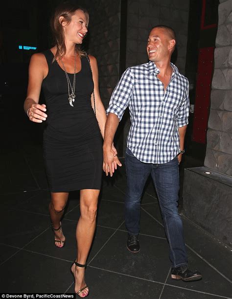 Pregnant Stacy Keibler Towers Over Husband On Night Out Daily Mail Online