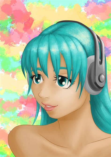 Headphone Girl By Ryukohatsumei On Deviantart