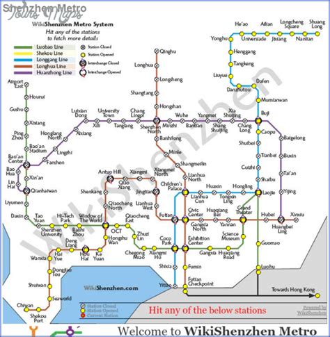 Shenzhen Subway Map In English