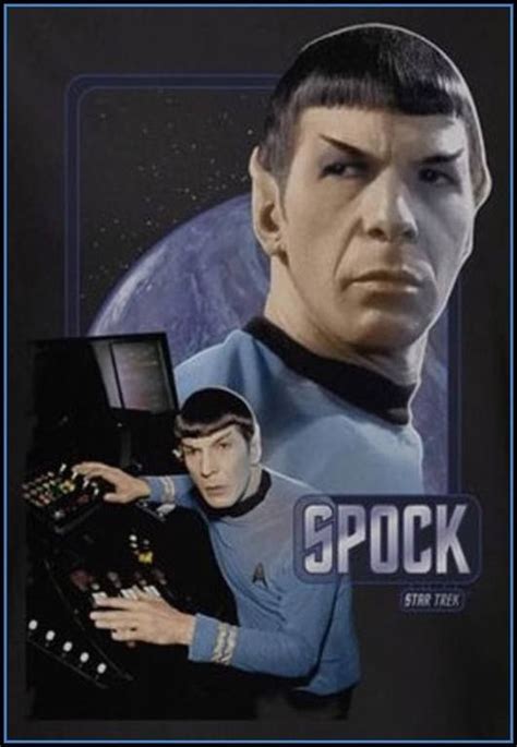 The Star Trek Spock Character Is Depicted In This Poster