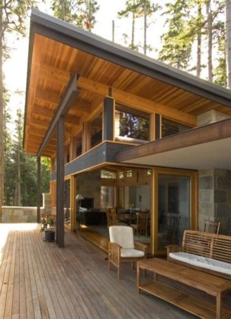 Skillion Roof Deck Open Modern House Design House Plans Roof Styles