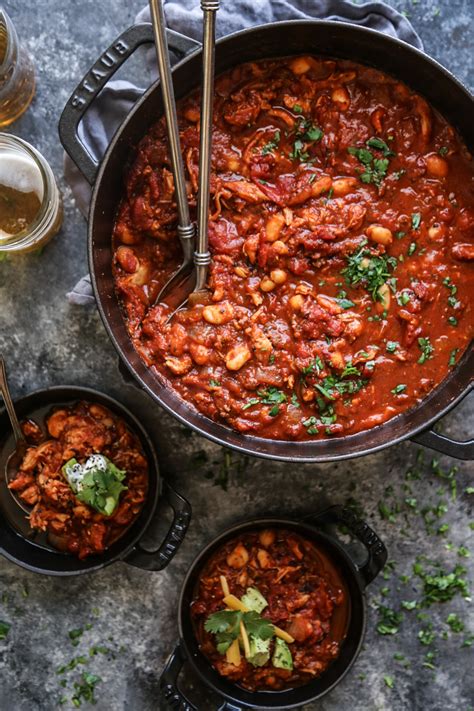 Now add the chicken and cook over a medium heat until the chicken is cooked, add the chorizo and cook for another 5 minutes until both the chorizo is slightly crispy. Easy Chicken & Chorizo Chili - Climbing Grier Mountain