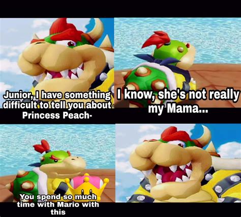 Bowser Learns The Truth That Bowser Jr Knows The Truth Bowsette