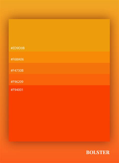 Orange Color Palette Code Rosalinda Covington