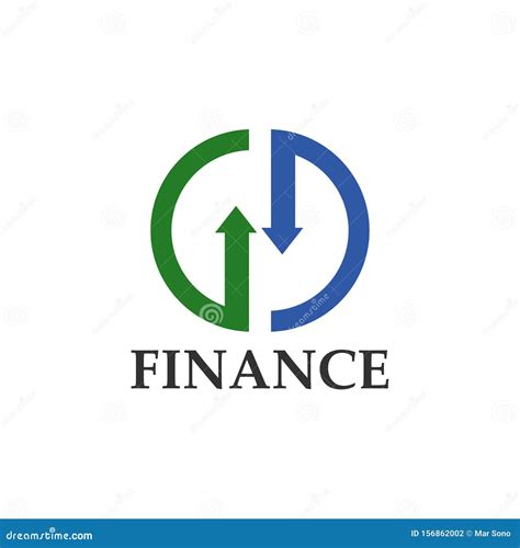 Finance Logo Design Template Vector Illustration Stock Vector