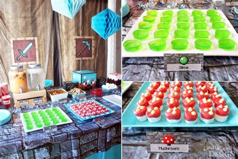 Minecraft Birthday Party Ideas Photo 10 Of 22 Catch My Party