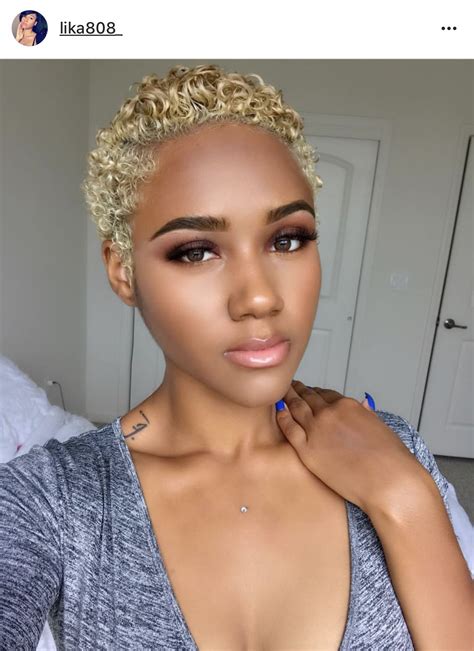 Thinking Of Going Blonde Heres What It Looks Like On 15 Black Women Short Natural Hair