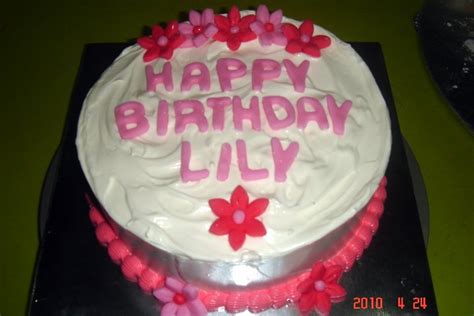 Just Simple Cakes Happy Birthday Lily