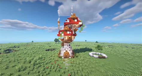 Minecraft Dual Mushroom House Ideas And Design