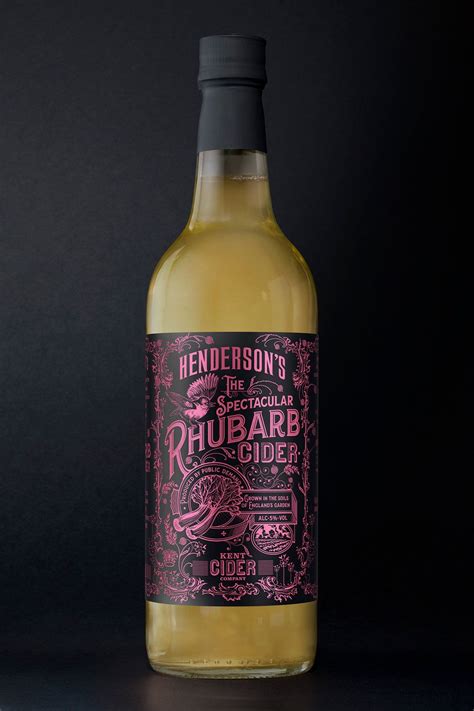 The Spectacular Packaging Of Hendersons Spectacular Rhubarb Cider