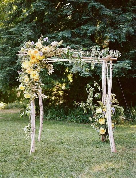 Birch Archway Outdoor Wedding Inspiration Wedding Arch Outdoor Wedding
