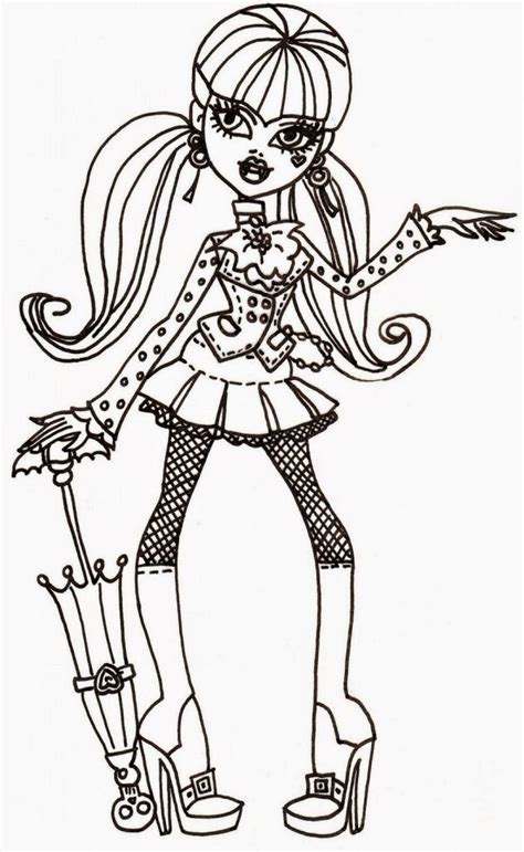 Desenhos Do Monster High Para Colorir E Imprimir Toda Atual