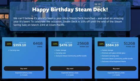 Steam Deck Goes On Sale For Steams Spring Sale Phoronix