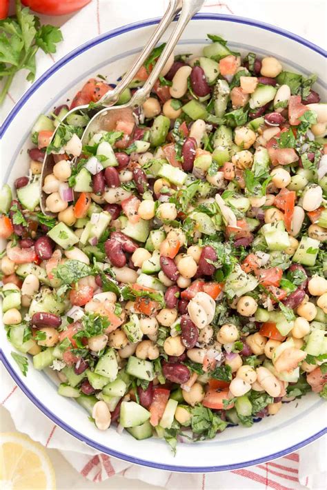 Mediterranean Bean Salad The Harvest Kitchen