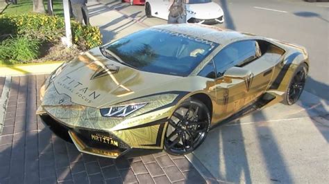 Gold Wrapped Lamborghini Huracán Youtube