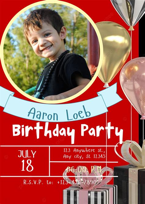 Editable Party Invitation Template Lets Celebrate This Etsy