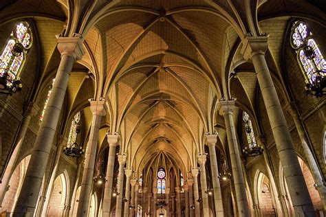 Basilica Of Notre Dame De Nice Ribbed Vault Photograph By Artur Bogacki